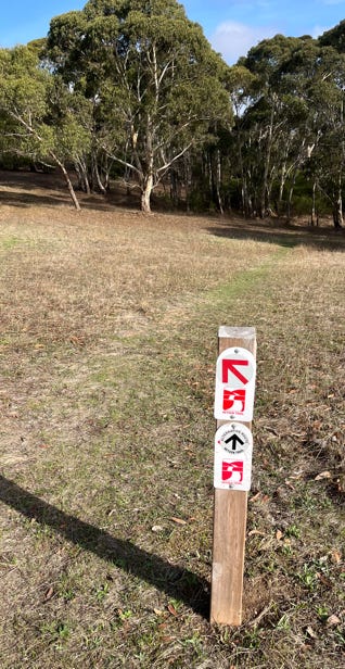 the left path's avoids the steeper part of the valley